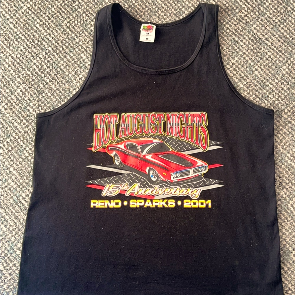 Hot august nights mens Tshirt Reno 2001